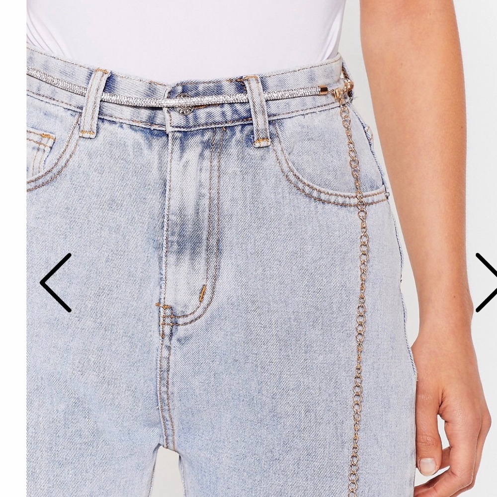 Nasty Gal Rhinestone Tube Belt